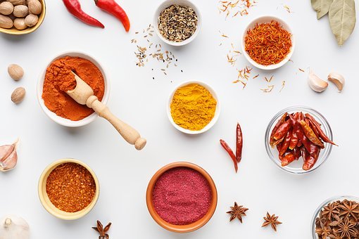 Masala, Ingredients, Spices, Turmeric
