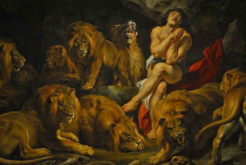 Painting, Daniel In The Lions' Den
