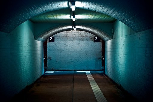 Architecture, Tunnel, Perspective, Wall